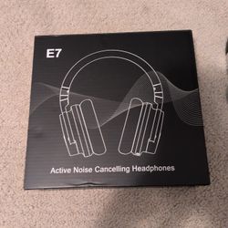 MOVSSOU E7 Active Noise Cancelling Headphones/ Bluetooth Headphones Wireless