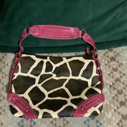 NEW Ladies Animal/Leopard Pink Print Purse
