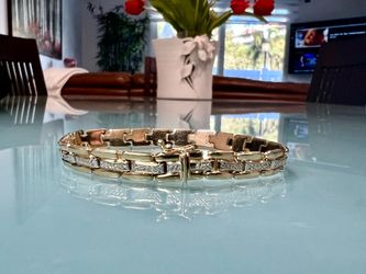 ⭐️ 14KT Two-Tone Gold 11g Men’s Bracelet 8”