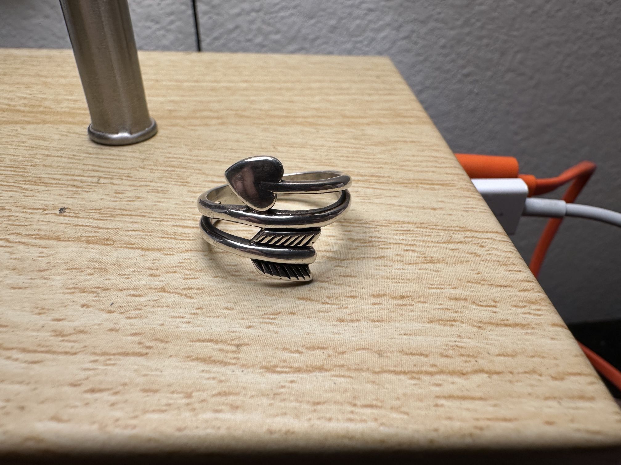 James Avery Arrow Heart Ring (size 8) !