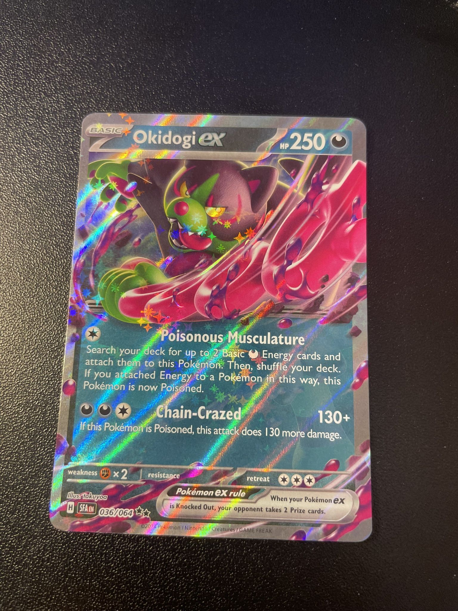 Okidogi Ex Pokemon Card