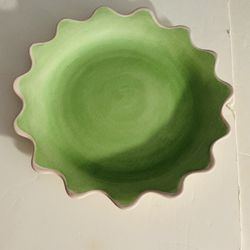 FIORIWARE ZANESVILLE, OHIO SCALLOPED ROUND PLATTER - $15