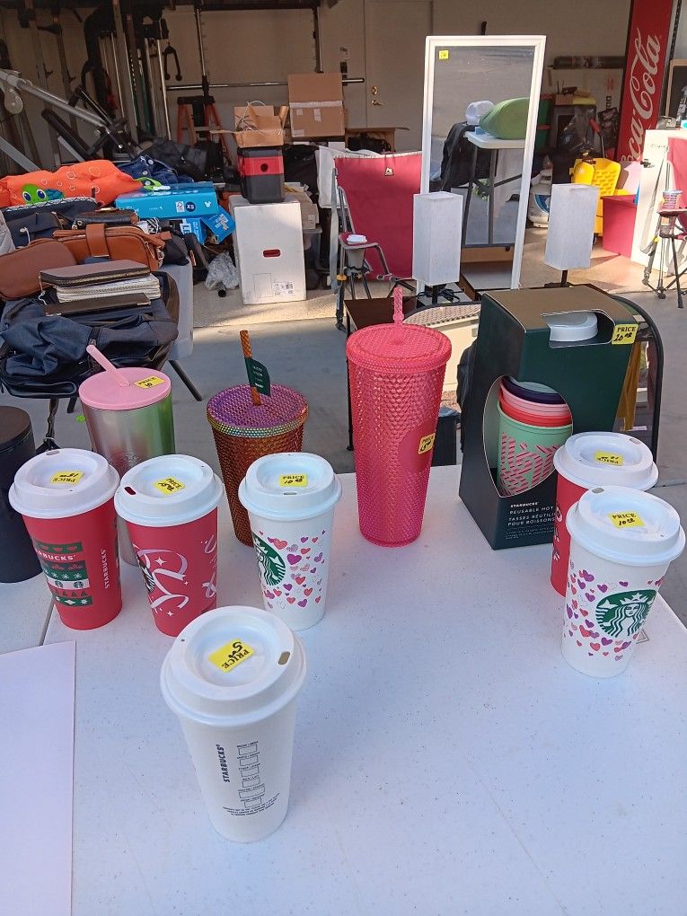 Assorted Starbuck Cups/ Snow Boots
