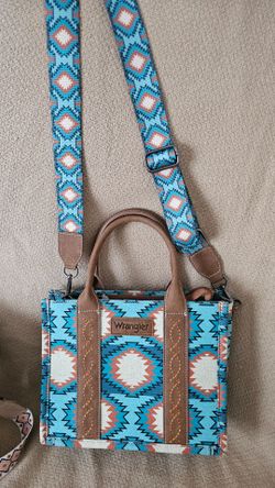Wrangler Aztec Mini Tote Crossbody Bag