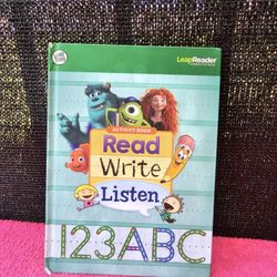 Leapfrog Leapreader Tag Activity Book Read Write Listen Learning book