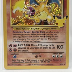 Charizard - Celebrations: Classic Collection TRADE IN YOUR OLD GAMES/POKEMON  CARDS CASH/CREDIT for Sale in Ontario, CA - OfferUp