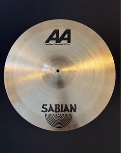 Sabian 20” AA Medium Thin Crash Cymbal 1993g (RARE!)