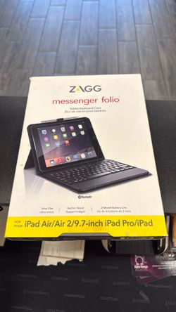 Zagg Messenger Folio case for iPad Air/Air2/9.7” Pros