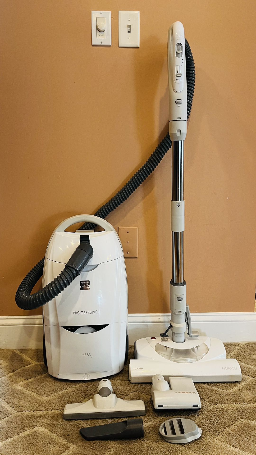 Kenmore progressive canister, vacuum cleaner