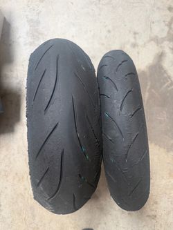 Motorcycle tires (set)