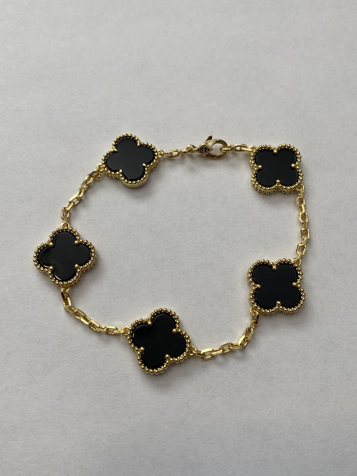 Van Cleef Bracelet Black And Gold