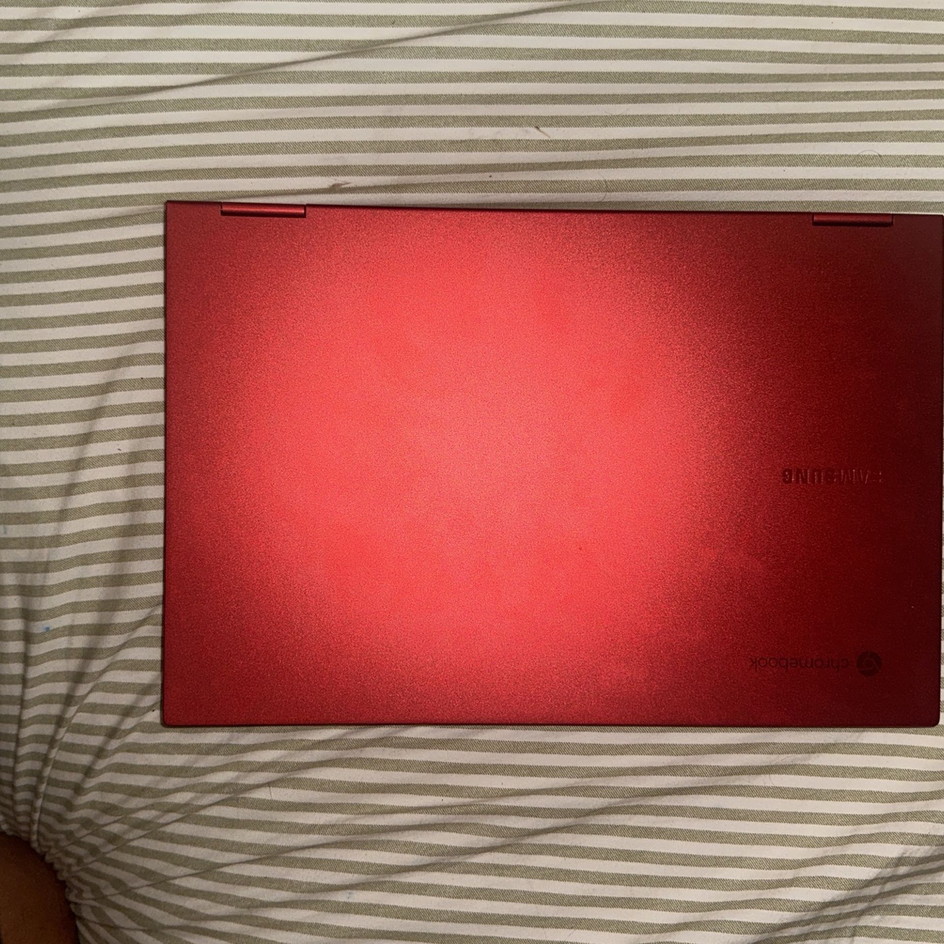 Red Samsung Chromebook (touchscreen)