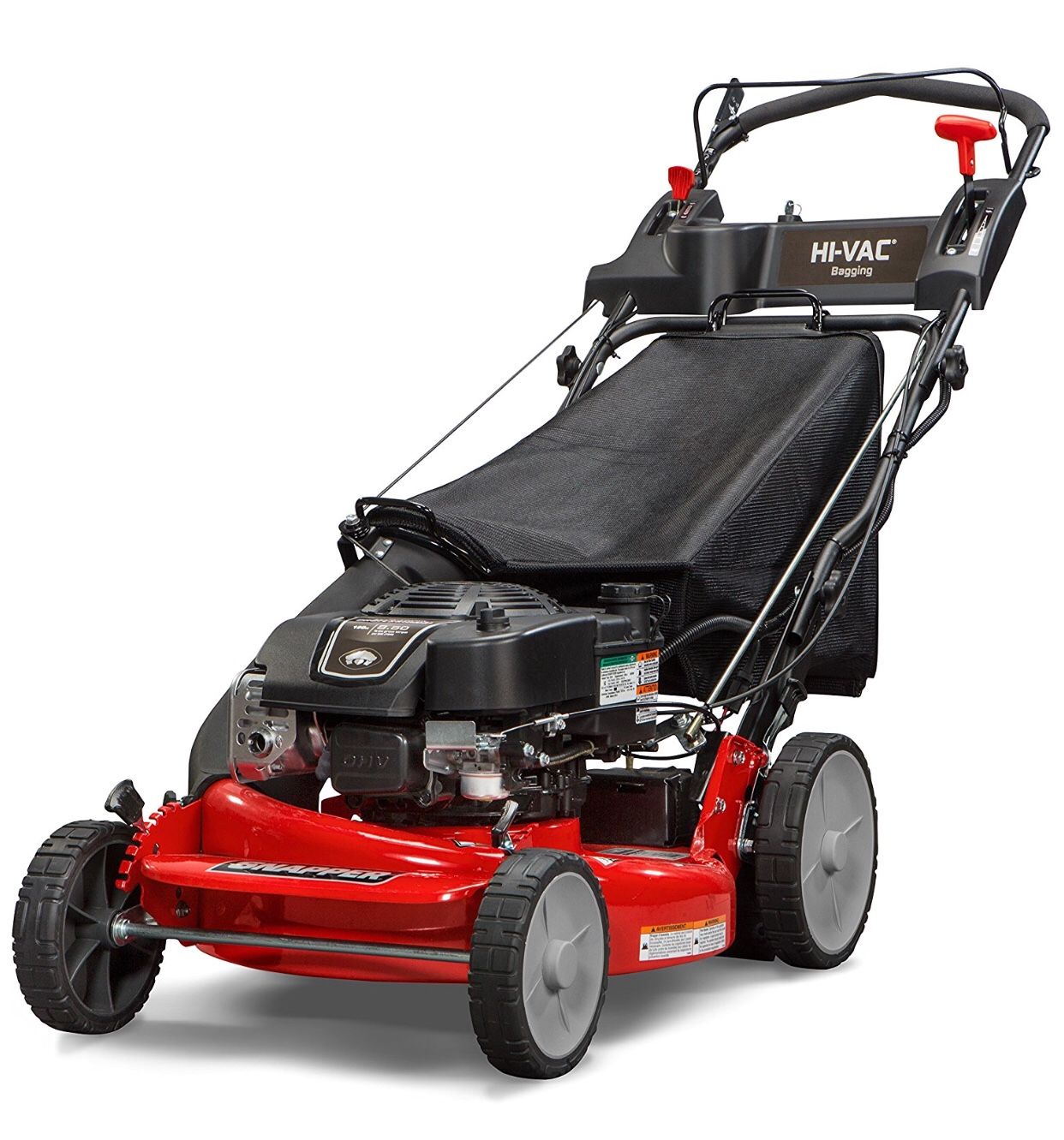 Snapper P2185020E / 7800982 HI VAC 190cc 3-N-1 Rear Wheel Drive Variable Speed Self Propelled Lawn Mower with 21-Inch Deck and ReadyStart System and