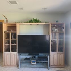 Adjustable TV Suround And Storage 