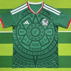 Small Medium Large XL 2XL 3xl 4xl 5xl 6xl slim fit Soccer Mexico jersey Mundial green New Jersey  long sleeve player version sleeve long sleeve Women’