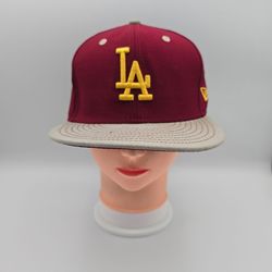 New Era 59Fifty Los Angeles Dodgers Fitted Hat Size 7 3/8