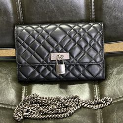 Quilted Chain Wallet 