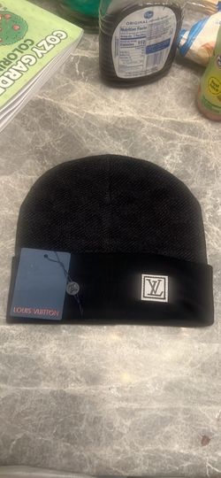Black Louis V beanie Kashmir wool one size Black Louis V beanie Kashmir wool one size