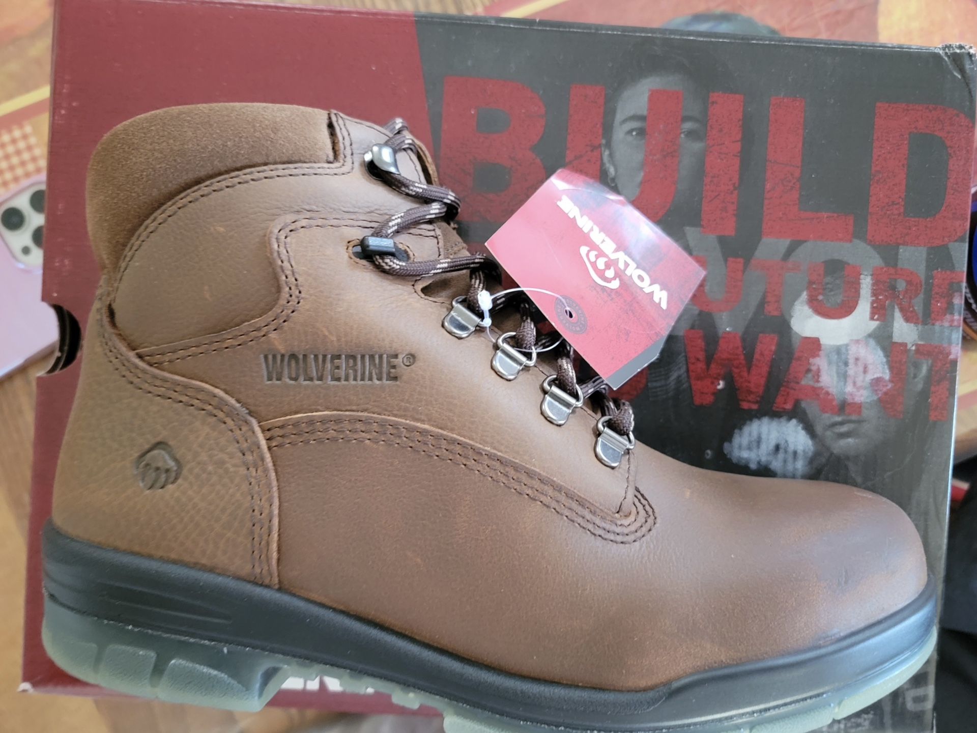 Steal Toe Work Boots Wolverine Brand
