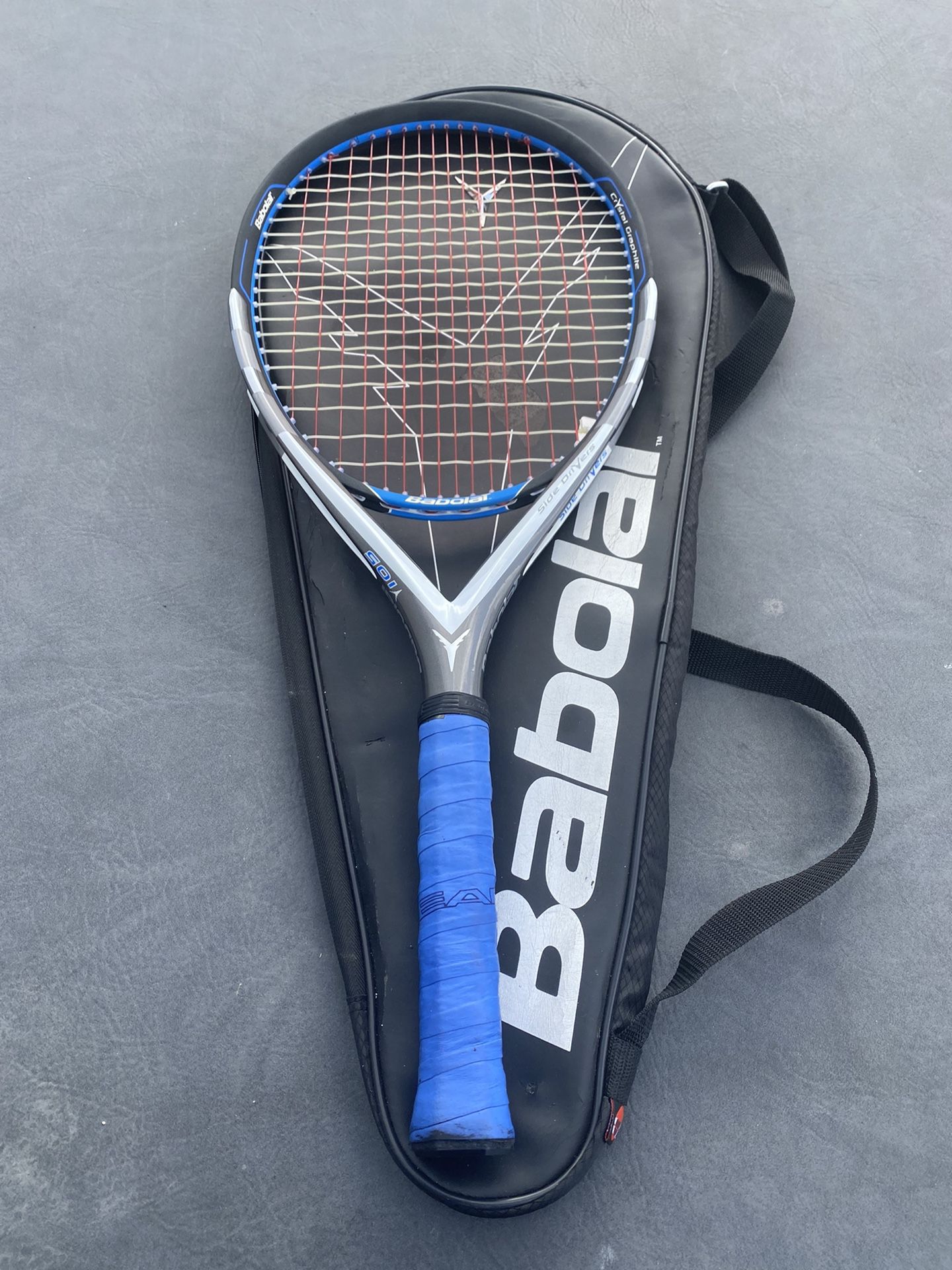 Babolat Y 105 Side Drivers Tennis Racquet W/ BAG