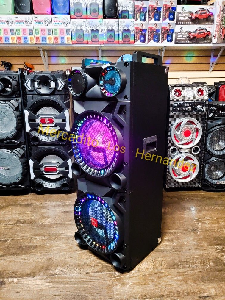 Karaoke Bluetooth Party Speaker 🎶SUPER BASS🎶12000W ❗️❗️❗️Gran Precio ❗️READY FOR BIG PARTIES 🥳🔥🔥🔥