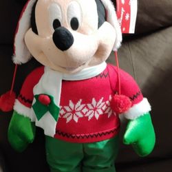 Disney Mickey Mouse Christmas Holiday Plush