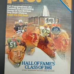Pro NFL Magazine NY Giants Vs Pittsburgh Steelers Aug 29, 1981