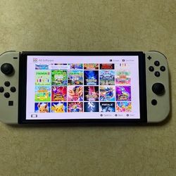 NINTENDO SWITCH OLED MOD with 512GB Loaded With Over 125 SWITCH GAMES