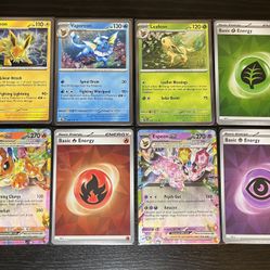 Prismatic Evolutions Pokemon Cards - Lot