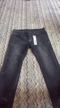 Purple jeans, black size 40