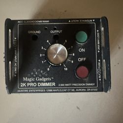 Magic Gadget 2k Pro Dimmer For Fresnel Lighting. 