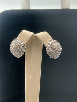 14k WG EARRING