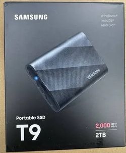 Samsung t9  SSD 4tb