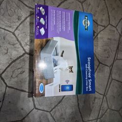 PetSafe ScoopFree Crystal Pro Self-Cleaning Automatic Litter Box - Uncovered Motion-Sensing Cat Box with Integrated Health Counter & App 