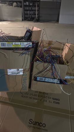 LED and fluorescent light