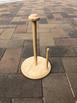 Wooden Paper Towel Holder