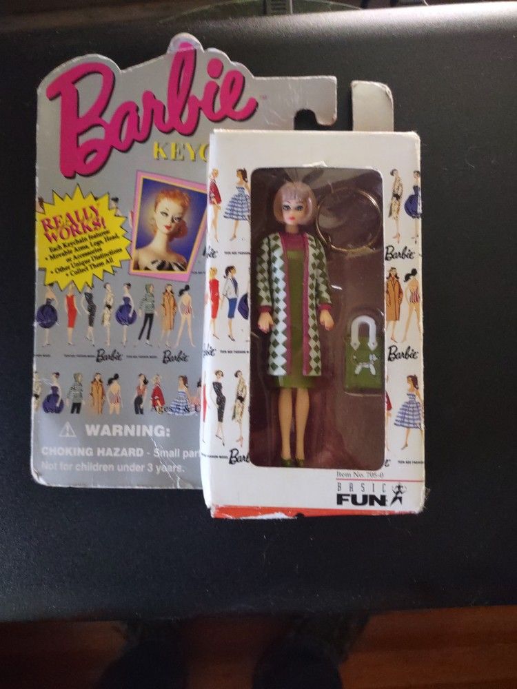 Barbie Key Chain Doll With Purse