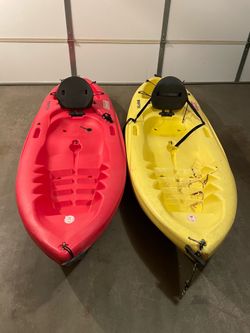 Two 8’ Coleman Kayaks