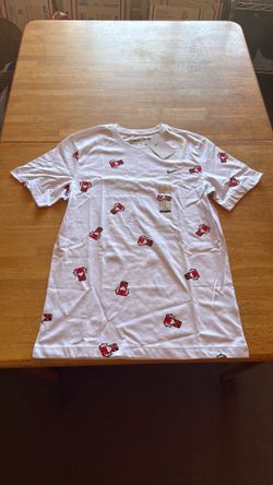 New Nike Tiger Woods Frank AoP Golf Shirt White Men’s S Small or M Medium
