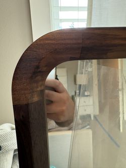 Custom Walnut Mirror