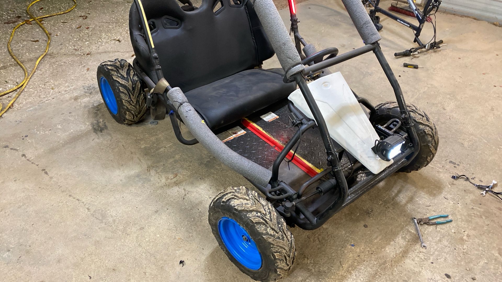 Go Cart, Got Lights, Led Lights, Car Battery Running Every Thing, Runs Good, New Tires,exc.