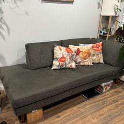 Grey small sofa