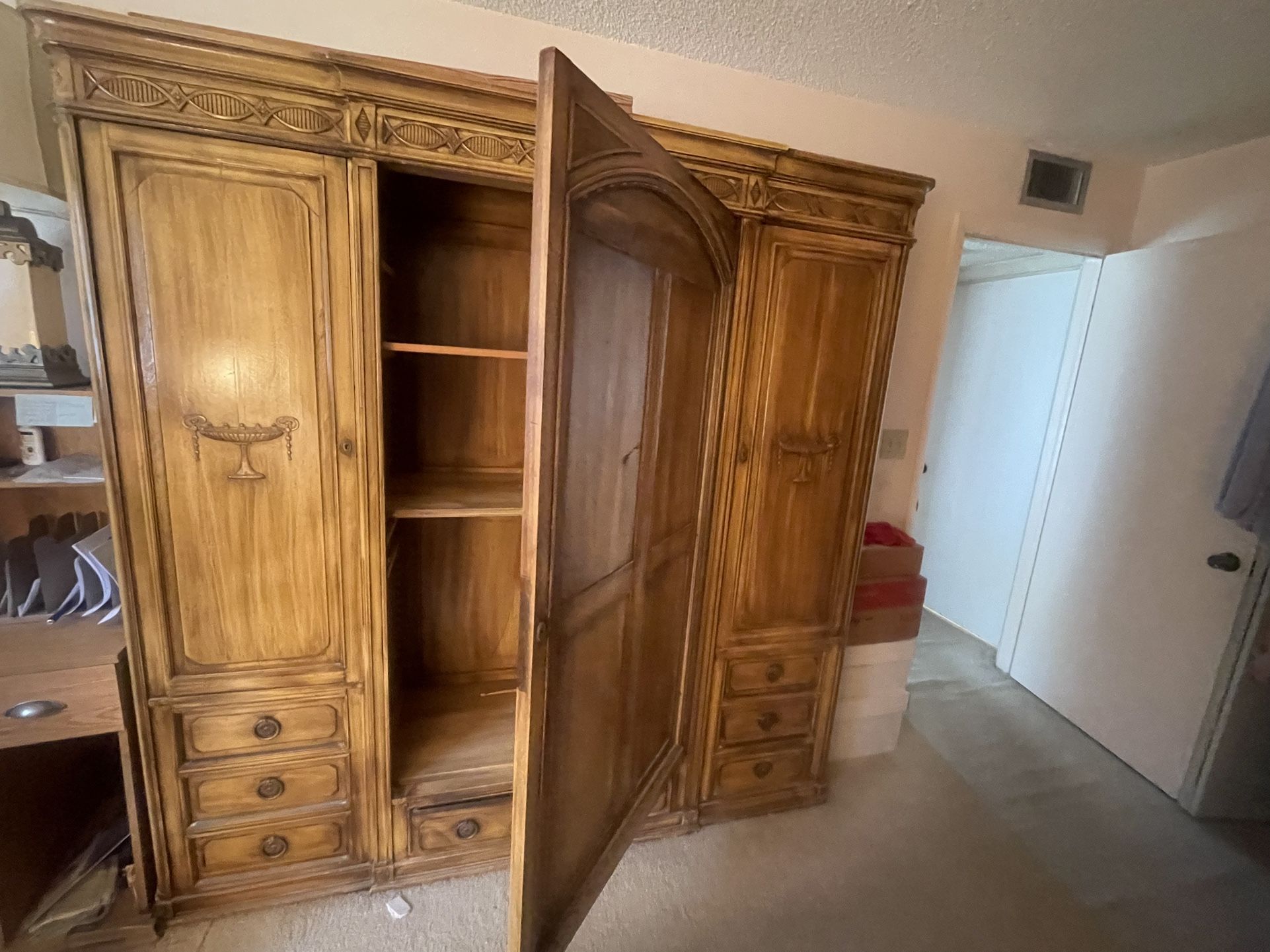 FREE Large Real Wood Armoire