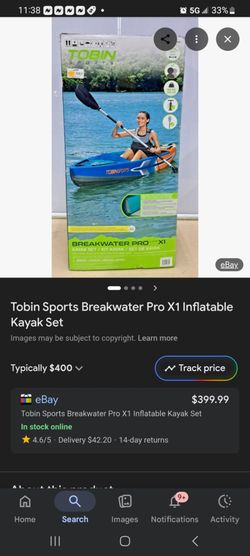 Breakwater pro x1 kayak set