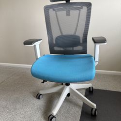 Bush Business Furnitures Office Standing Desk & Autonomous Chair 