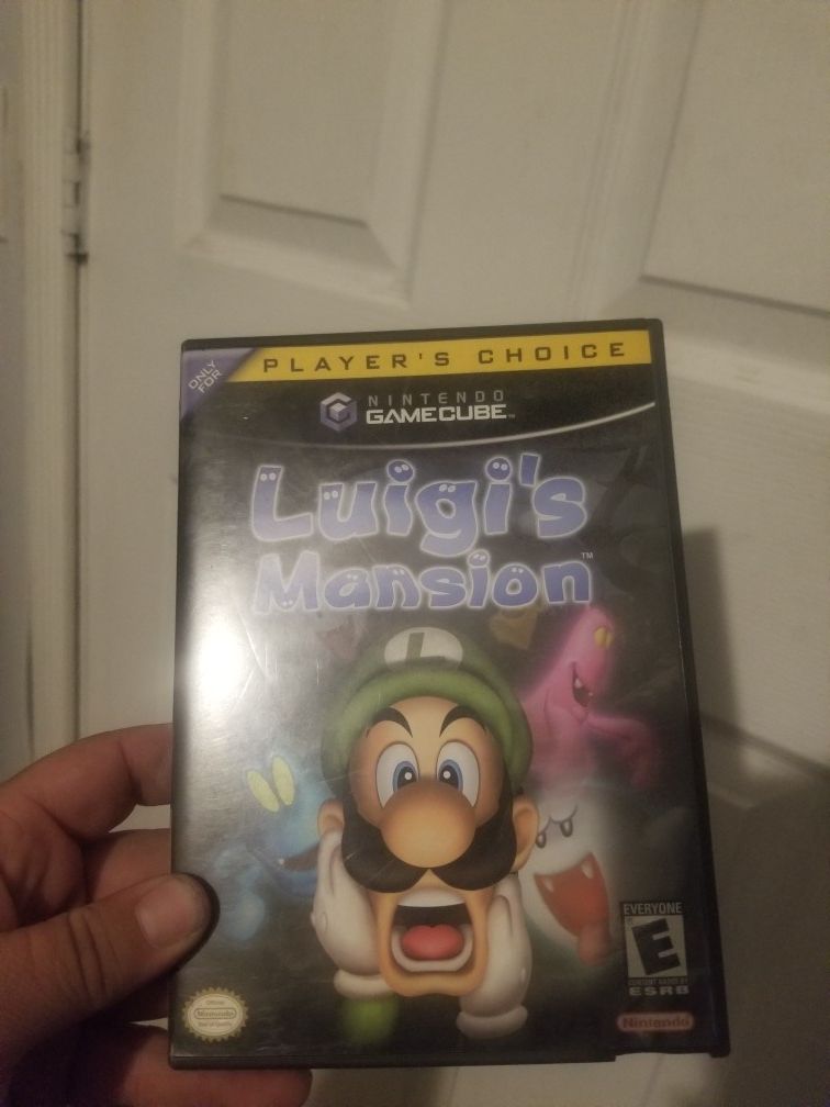 Luigi's mansion gamecube