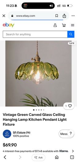 Vintage hanging lamp