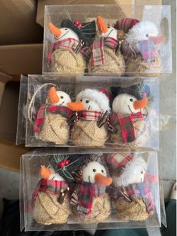 Snowman ornaments