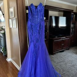 Blue Prom Dress