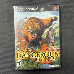 Cabela's Dangerous Hunts (Sony PlayStation 2, 2003) Complete with Manual PS2